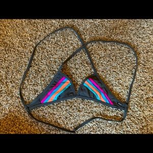 Multi color Jolyn tie back top